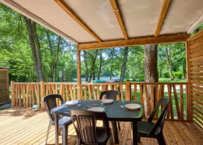 Luxusní stan Zecamping 3 Espace Aquatique Pet Friendly Mobil-home Bbq 4 Pers 3*